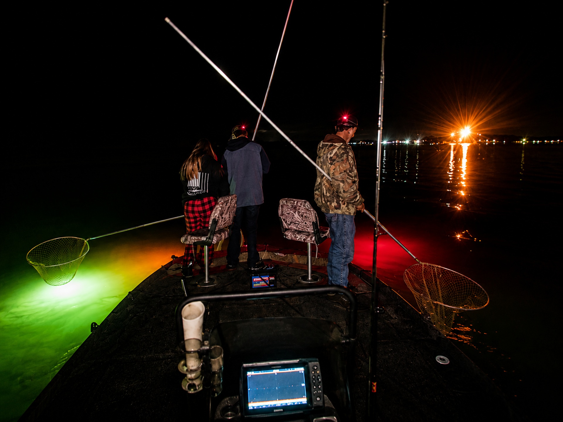 Night Fishing and Shrimping Near Orlando After Dark