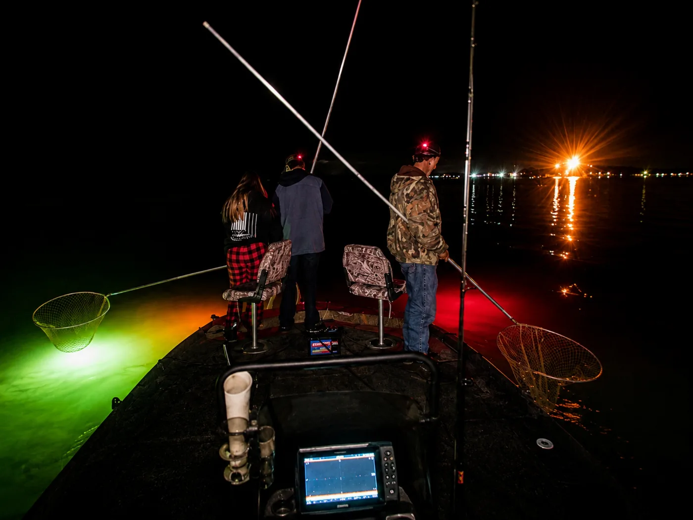 Night Fishing and Shrimping Near Orlando After Dark